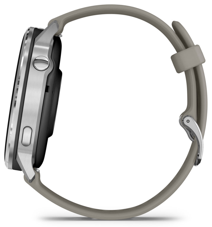SMARTWATCH GARMIN VENU 4 45 MM BISEL PLATEADO - detalle