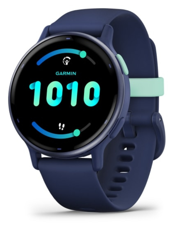 Garmin Vivoactive 5 3.05 cm (1.2") AMOLED 42 mm Digital 390 x 390 Pixeles Pantalla táctil Azul Wifi GPS (satélite)