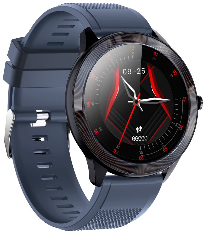 SMARTWATCH LEOTEC 1,28" MULTISPORT WAVE AZUL PANTALLA REDONDA - detalle