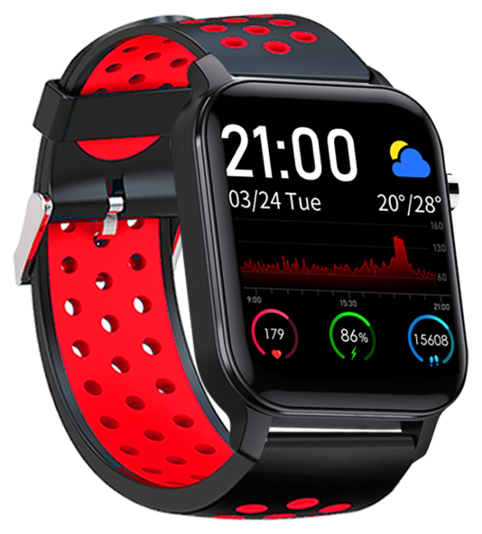 SMARTWATCH LEOTEC 1,4" MULTISPORT BIP2 PLUS ROJO - detalle