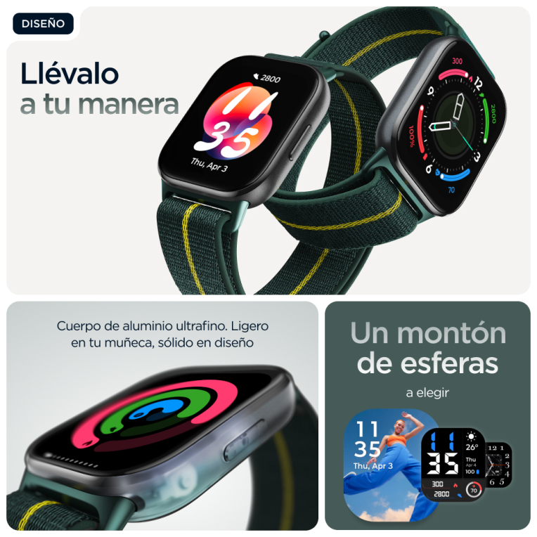 SMARTWATCH MOTOROLA MOTO WATCH FIT - detalle