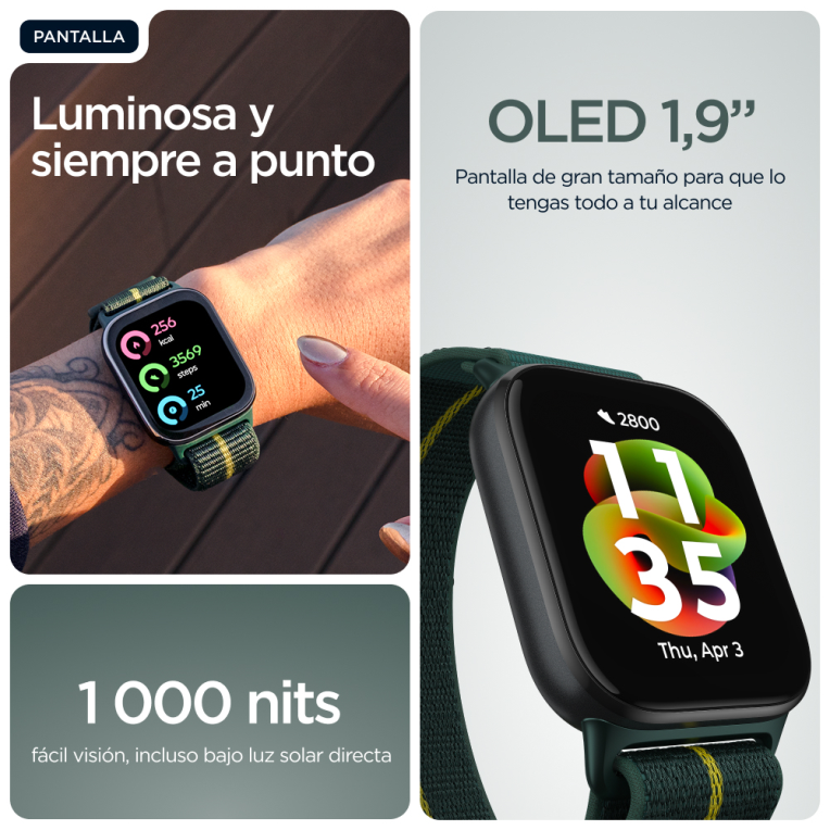 SMARTWATCH MOTOROLA MOTO WATCH FIT - detalle