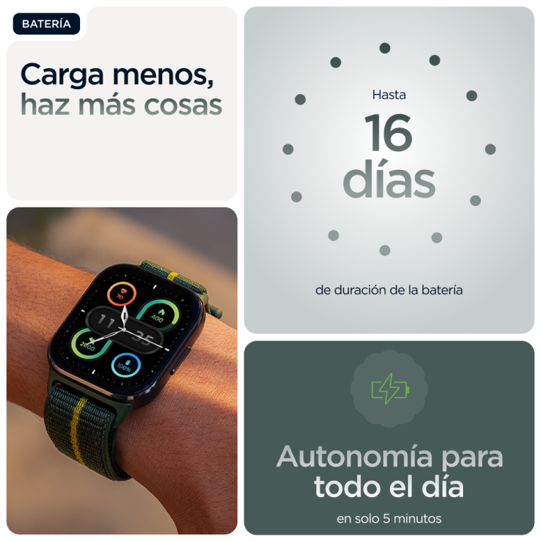 SMARTWATCH MOTOROLA MOTO WATCH FIT - detalle
