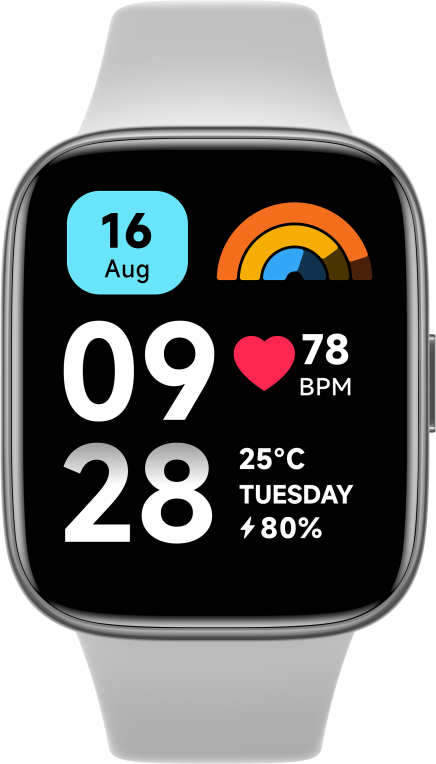 Xiaomi Redmi Watch 3 Active 4.65 cm (1.83") LED 47 mm Digital 240 x 280 Pixeles Pantalla táctil Gris
