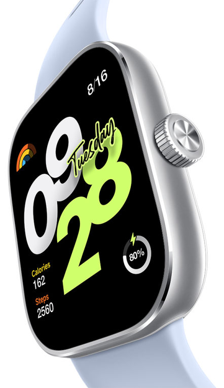 SMARTWATCH XIAOMI REDMI WATCH 4 SILVER GRAY - detalle