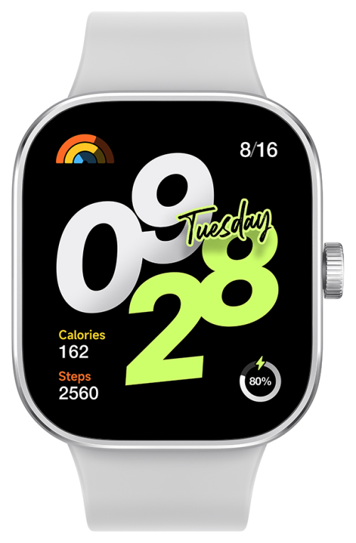 SMARTWATCH XIAOMI REDMI WATCH 4 SILVER GRAY - detalle