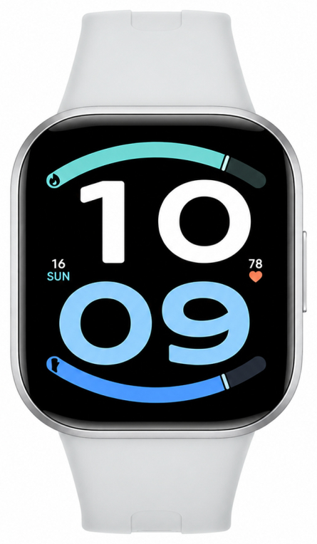 Xiaomi Redmi Watch 6 Active 4.7 cm (1.85") AMOLED 46 mm Digital 390 x 450 Pixeles Pantalla táctil Blanco GPS (satélite)