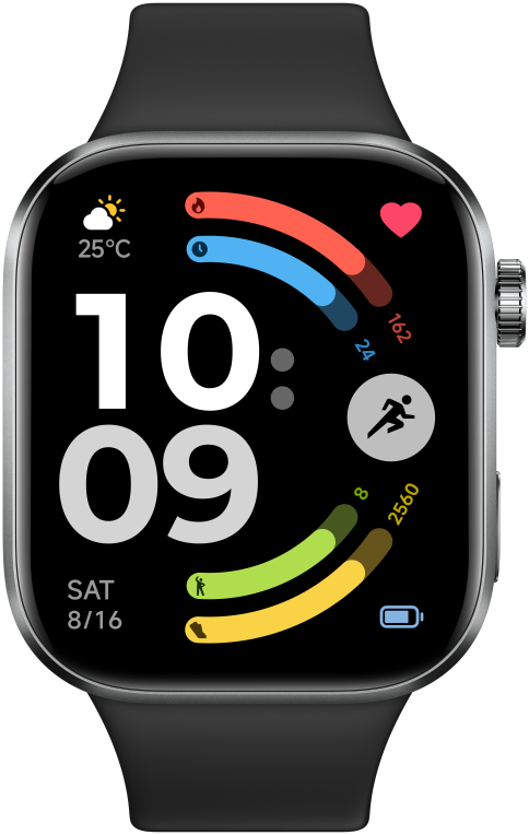 SMARTWATCH XIAOMI REDMI WATCH 6 NFC OBSIDIAN BLACK - detalle
