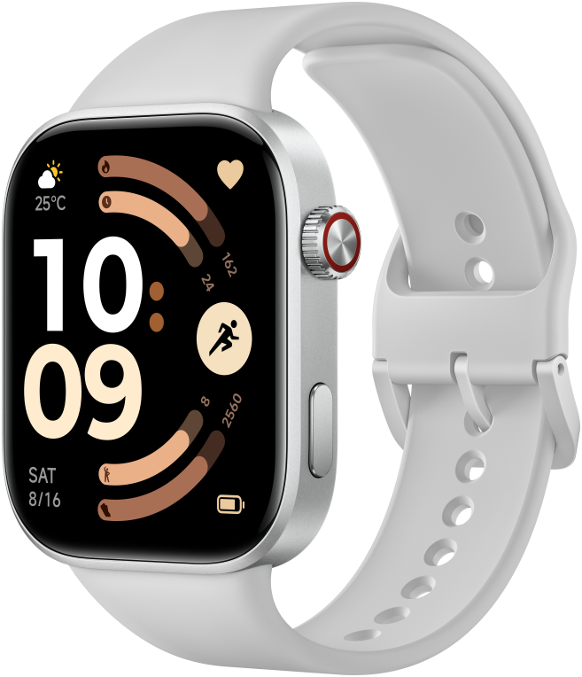 Xiaomi Watch 6 5.26 cm (2.07") AMOLED 46 mm Digital 432 x 514 Pixeles Pantalla táctil Plata