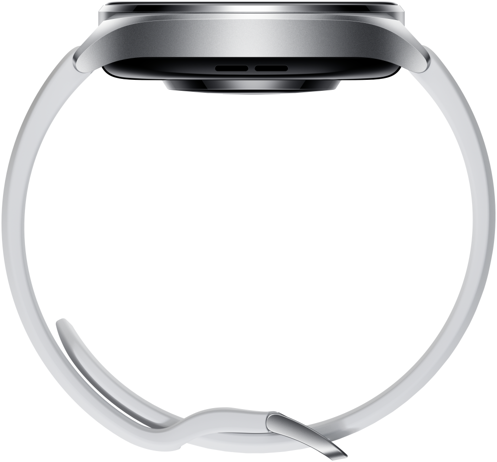 SMARTWATCH XIAOMI WATCH 2 4G SILVER CASE WITH GRAY TPU STRAP - detalle
