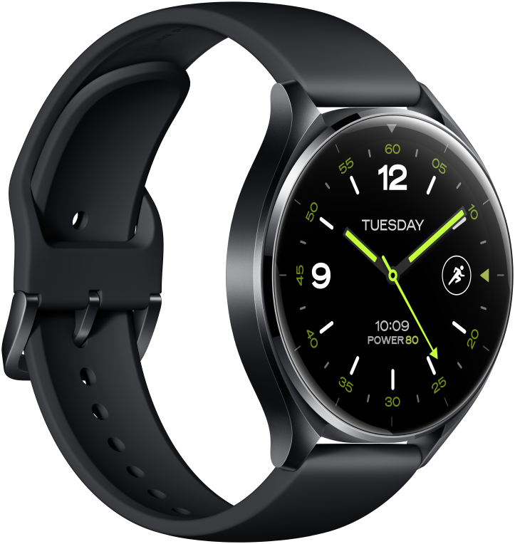 SMARTWATCH XIAOMI WATCH 2 BLACK CASE WITH BLACK TPU STRAP - detalle