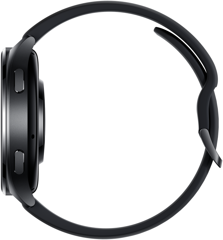 SMARTWATCH XIAOMI WATCH 2 BLACK CASE WITH BLACK TPU STRAP - detalle