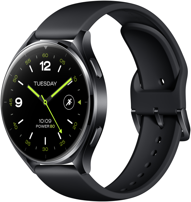 SMARTWATCH XIAOMI WATCH 2 BLACK CASE WITH BLACK TPU STRAP - detalle