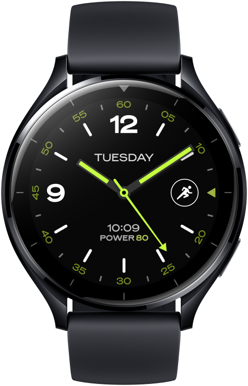 SMARTWATCH XIAOMI WATCH 2 BLACK CASE WITH BLACK TPU STRAP