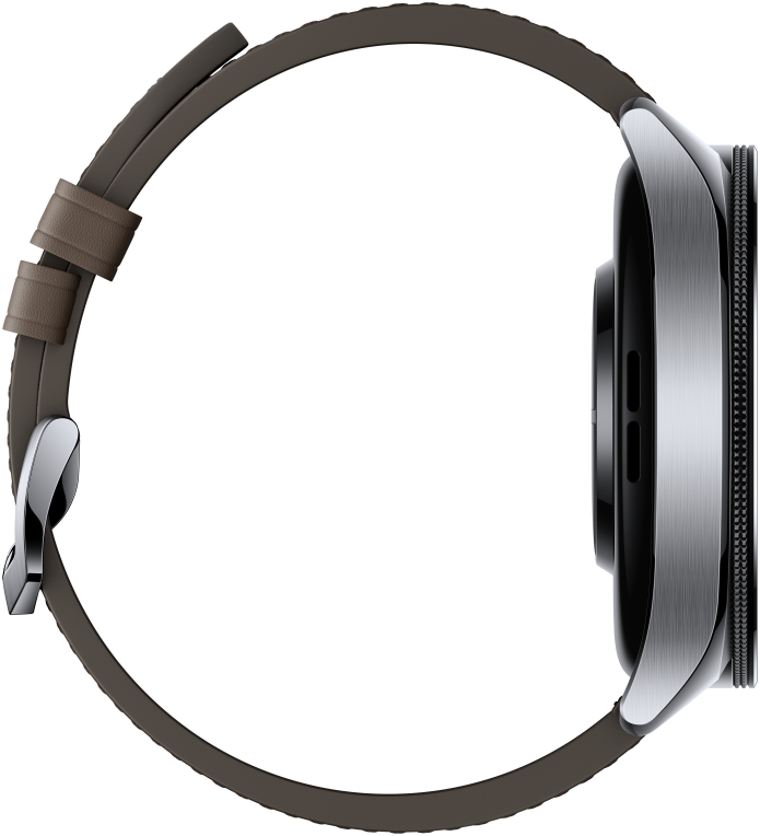 SMARTWATCH XIAOMI WATCH 2 PRO SILVER CASE WITH BROWN STRAP - detalle