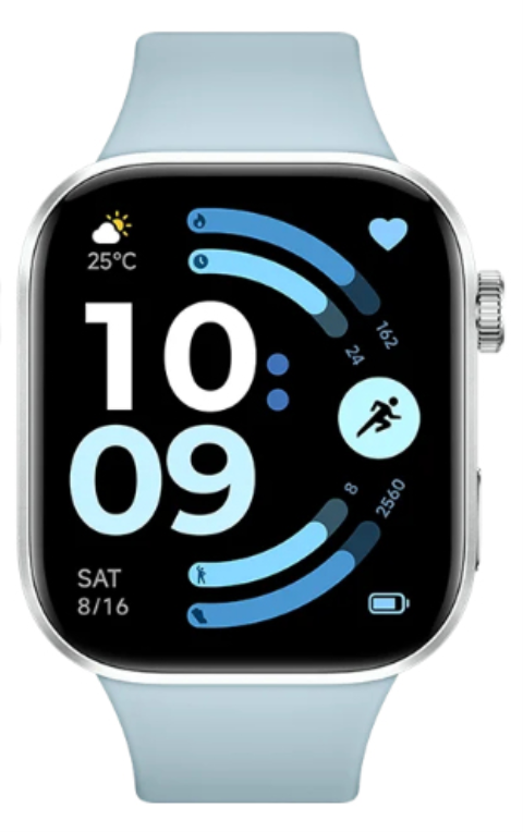 Xiaomi Redmi Watch 6 5.26 cm (2.07") AMOLED 46.5 mm Digital 432 x 514 Pixeles Pantalla táctil Azul GPS (satélite)