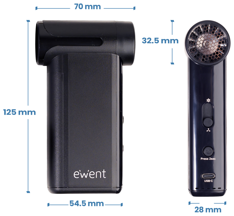 SOPLADOR EWENT AIRE ELECTRICO RECARGABLE - detalle