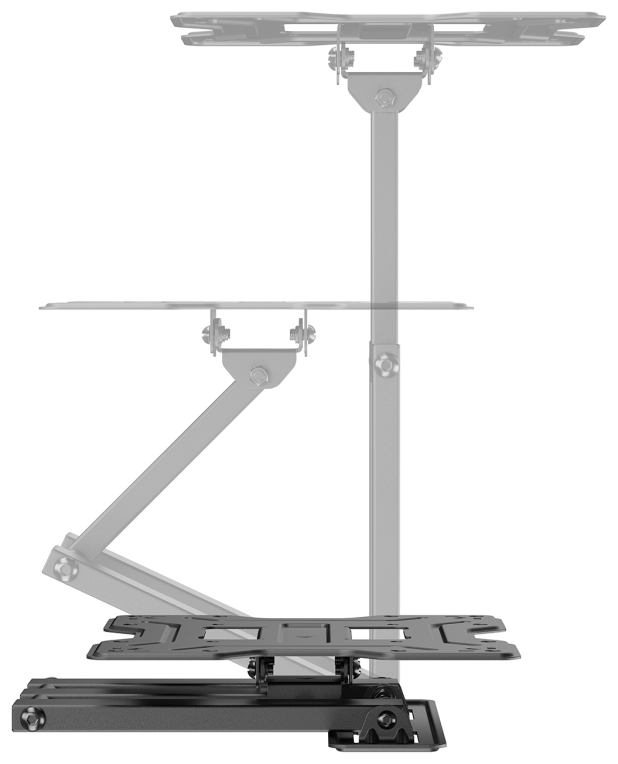 SOPORTE AISENS ECO GIRATORIO INCLINABLE MONITOR/TV 30KG (3 PIVOTES) 23-43" - detalle