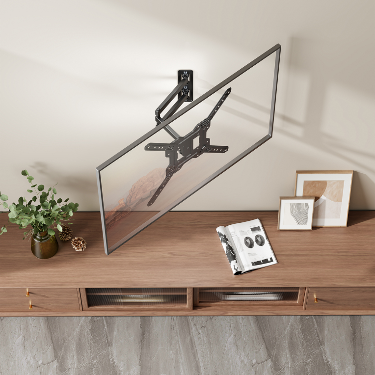 SOPORTE AISENS ECO GIRATORIO INCLINABLE MONITOR/TV 30KG (3 PIVOTES) 23-65" - detalle
