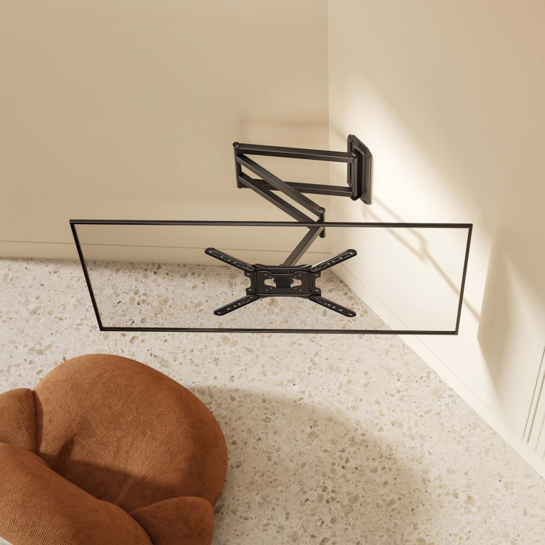 SOPORTE AISENS ECO GIRATORIO INCLINABLE NIVELABLE MONITOR/TV 35KG 23-65 - detalle