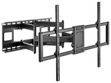 AISENS Soporte Pro Giratorio. Inclinable Y Nivelable Para Monitor/tv 120kg De 60-120. Negro