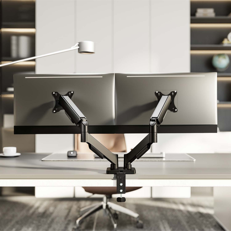 SOPORTE AISENS MESA ECO CONTRAPESO MONITOR 9KG (3 PIV 2 BRAZOS) 17"-32" - detalle