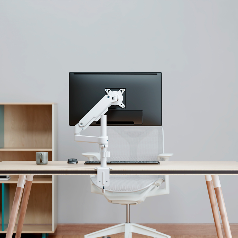 SOPORTE AISENS MESA ECO CONTRAPESO MONITOR 9KG (3 PIVOTES 1 BRAZO) 17-32" - detalle