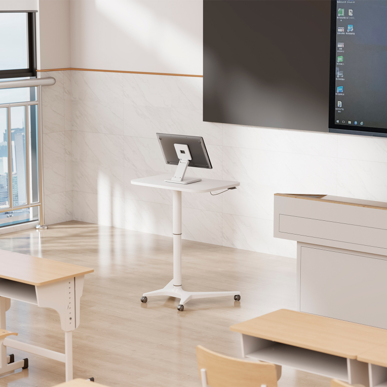 SOPORTE AISENS MESA ECO INCLINABLE PARA MONITOR/POS 6.5KG DE 10-27" BLANCO - detalle