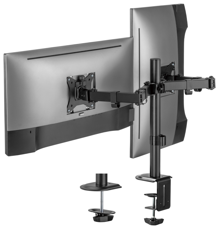 SOPORTE AISENS MESA GIRATORIO E INCLINABLE MONITOR/TV 9KG 17-32 NEGRO - detalle