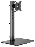AISENS Soporte de Mesa Con Peana Eco Giratorio e Inclinable para Monitor/TV 12kg de 17-34. Negro