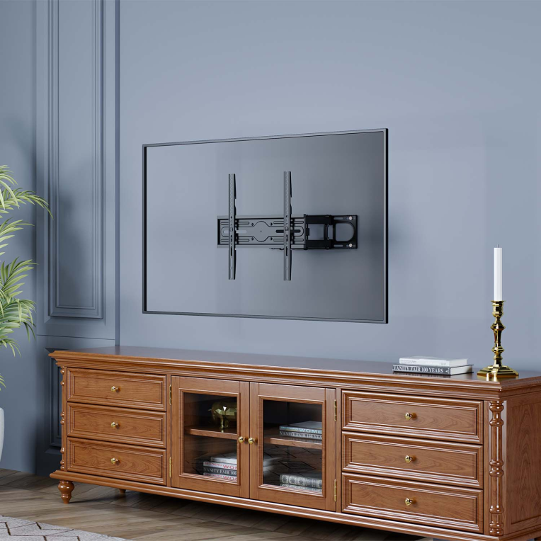 SOPORTE AISENS PARED ECO GIRA INCLI NIVELA MONITOR 40KG 32-70 NEGRO - detalle