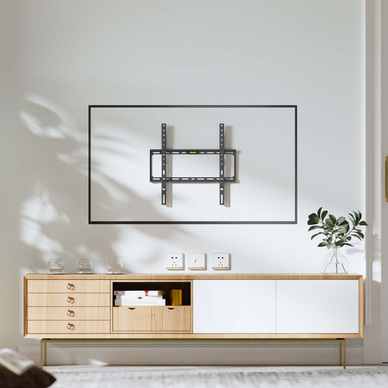 SOPORTE AISENS PARED ECO ULTRA DELGADO MONITOR TV 45KG 32"-75" NEGRO - detalle