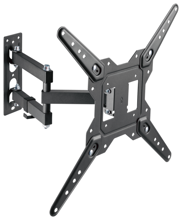 SOPORTE AISENS PARED GIRATORIO INCLINABLE MONITOR/TV 30KG 23-55 NEGRO