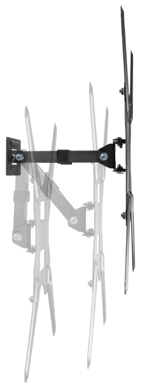 SOPORTE AISENS PARED GIRATORIO INCLINABLE MONITOR/TV 30KG 23-55 NEGRO - detalle