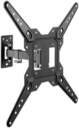 AISENS Soporte Eco Giratorio. Inclinable Para Monitor/TV 30kg (2 Pivotes) De 23-55. Negro