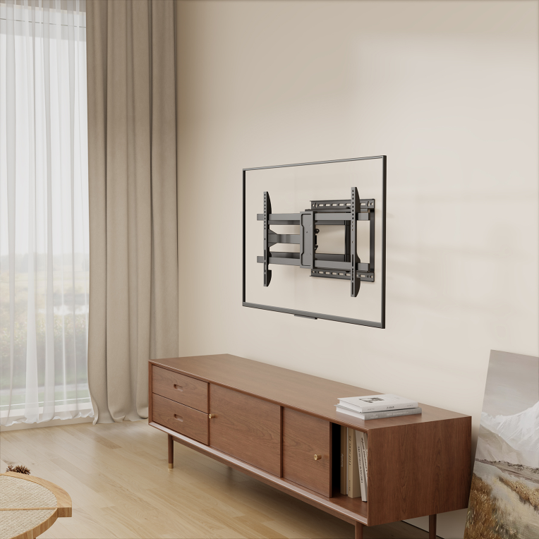 SOPORTE AISENS PRO GIRATORIO INCLINABLE NIVELABLE MONITOR/TV 50KG 43-80" - detalle