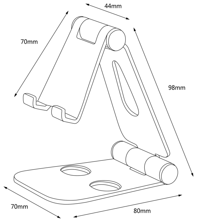 SOPORTE AISENS SOBREMESA M AJUSTABLE (2 PIVOTES) MOVIL TABLET - detalle