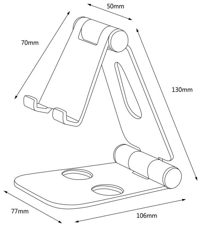 SOPORTE AISENS SOBREMESA XL AJUSTABLE (2 PIVOTES) MOVIL TABLET - detalle