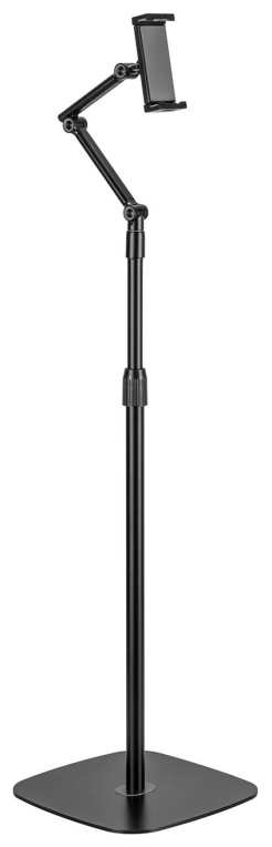 SOPORTE AISENS SUELO UNIVERSAL AJUSTABLE (3 PIVOTES) TABLET NEGRO - detalle