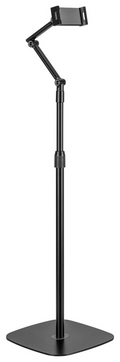 SOPORTE AISENS SUELO UNIVERSAL AJUSTABLE (3 PIVOTES) TABLET NEGRO