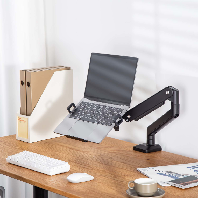 SOPORTE AISENS UNIVERSAL PORTATIL 12-17 PARA MONTAJE EN SOPORTE MONITOR NEGRO - detalle