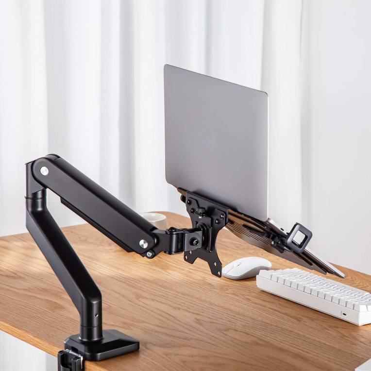 SOPORTE AISENS UNIVERSAL PORTATIL 12-17 PARA MONTAJE EN SOPORTE MONITOR NEGRO - detalle