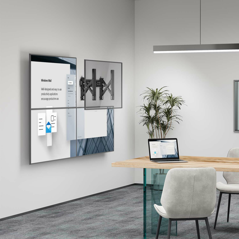 SOPORTE AISENS VIDEOWALL NIVELABLE POP-OUT TV 70KG 37-70 NEGRO - detalle