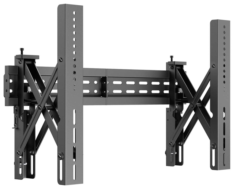 SOPORTE AISENS VIDEOWALL NIVELABLE POP-OUT TV 70KG 37-70 NEGRO
