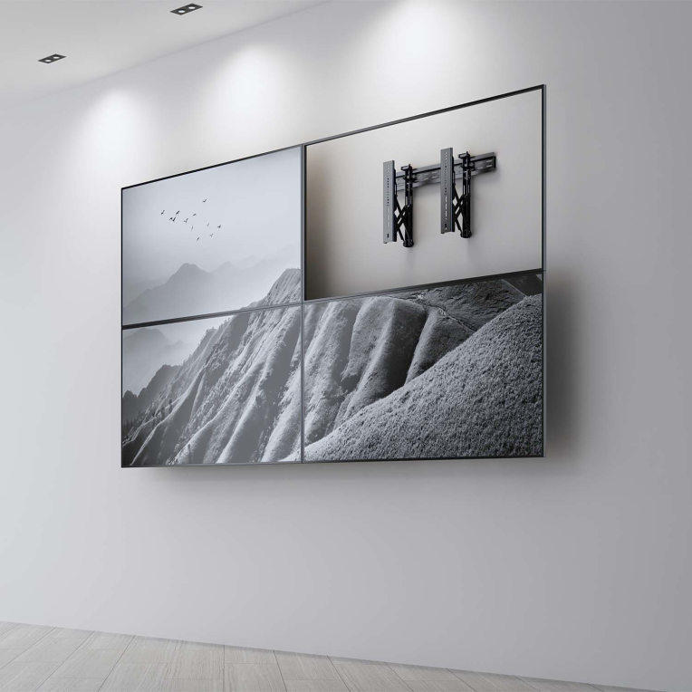 SOPORTE AISENS VIDEOWALL NIVELABLE Y FUNCION POP-OUT 45KG 37-70" - detalle