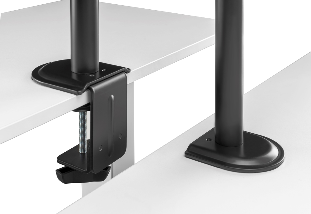 SOPORTE DE MESA GEMBIRD AJUST CON BRAZO PARA MONITOR Y BANDEJA PARA PORTATIL - detalle