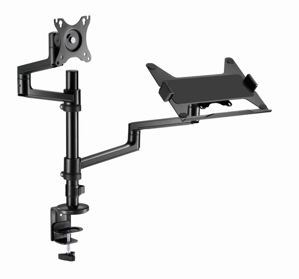 Gembird MA-DA-04 soporte para monitor 81.3 cm (32") Escritorio Negro