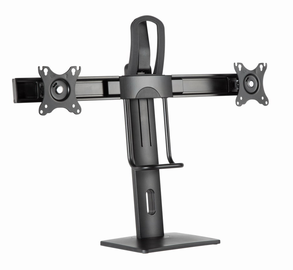 Gembird MS-D2-01 soporte para monitor 68.6 cm (27") Escritorio Negro
