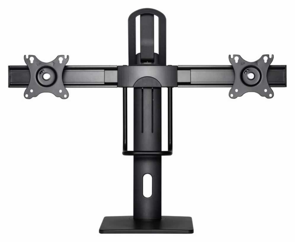 SOPORTE DE MESA GEMBIRD PARA DOS MONITORES ALTURA REGULABLE - detalle