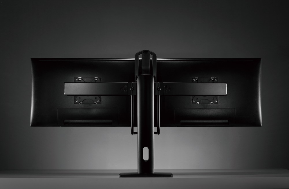 SOPORTE DE MESA GEMBIRD PARA DOS MONITORES ALTURA REGULABLE - detalle